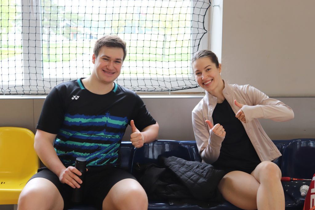 Akimirkos iš Lietuvos studentų badmintono čempionato 2022