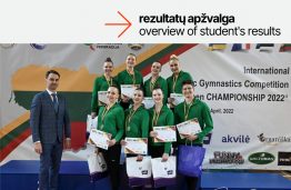 Balandžio 4-10 d. KTU sporto rinktinių rezultatų apžvalga: KTU studentų iškovoti medaliai XXVIII LR aerobinės gimnastikos čempionate
