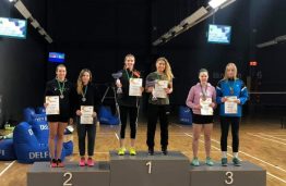 Iš RSL 57-ojo Lietuvos suaugusiųjų asmeninio badmintono čempionato KTU grįžo su medaliais