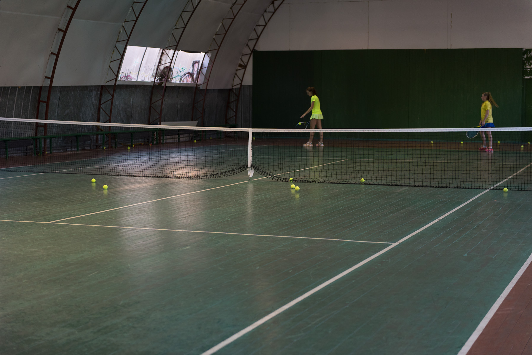 Teniso treniruočių salė