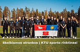 Skelbiamos atrankos į KTU sporto rinktines